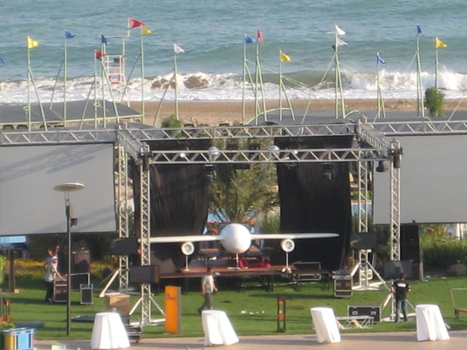 Aufbau zum Airport-Party Limak Lara Deluxe Hotel & Resort