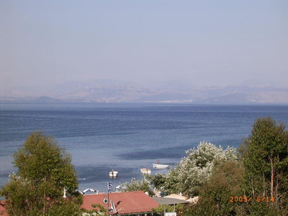 Ausblick vom 3 Stock Hotel Albatros