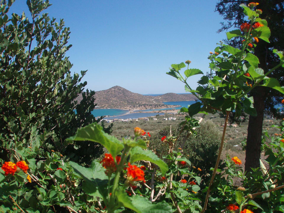 Blick vom Balkon Elounda Residence Resort & Waterpark