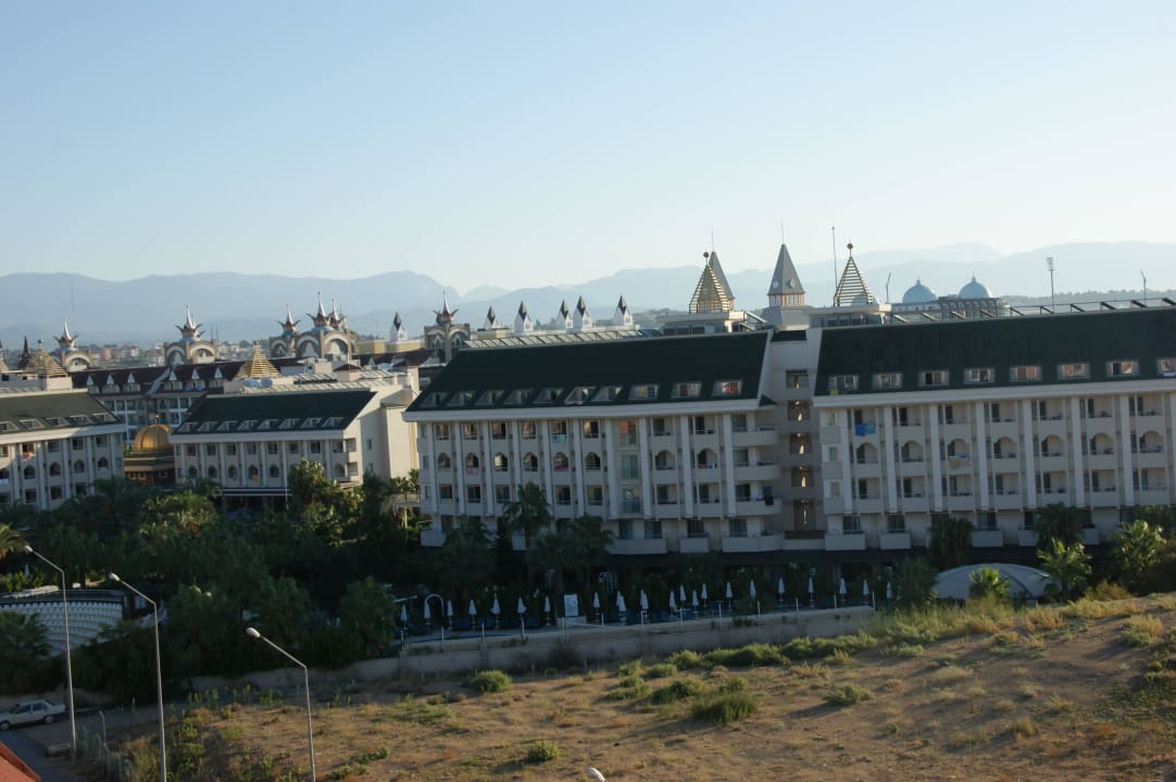 Blick vom Balkon (Duplexzimmer) Royal Taj Mahal Hotel