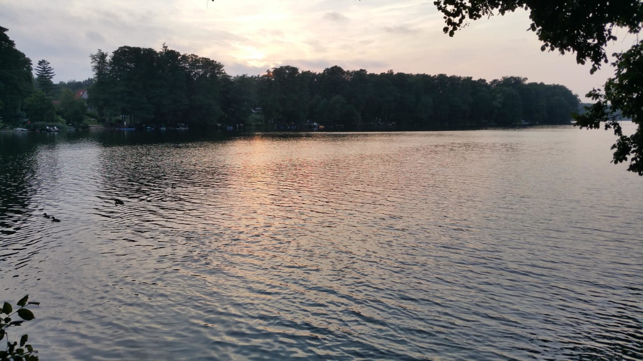 Abendstimmung am See Residenz Seehotel Berlin Brandenburg