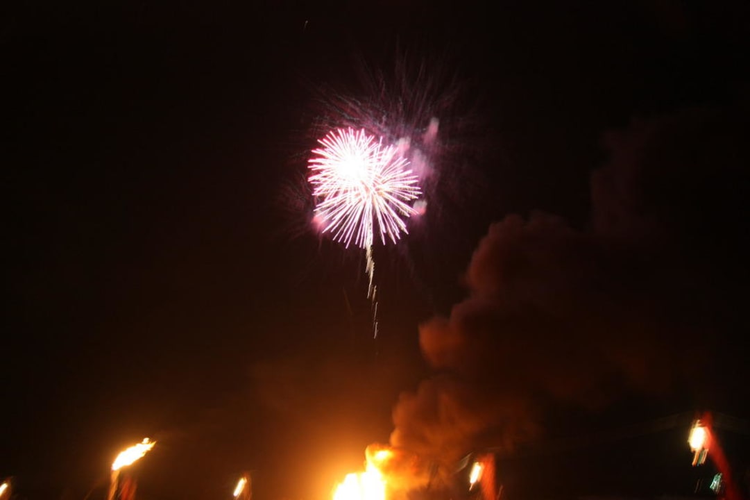 Feuerwerk Silvester/Neujahr Shangri-La's Rasa Ria Resort & Spa