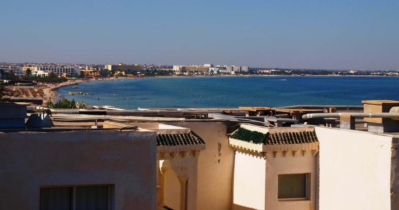 Widok z pokoju rankiem Hotel Rosa Beach