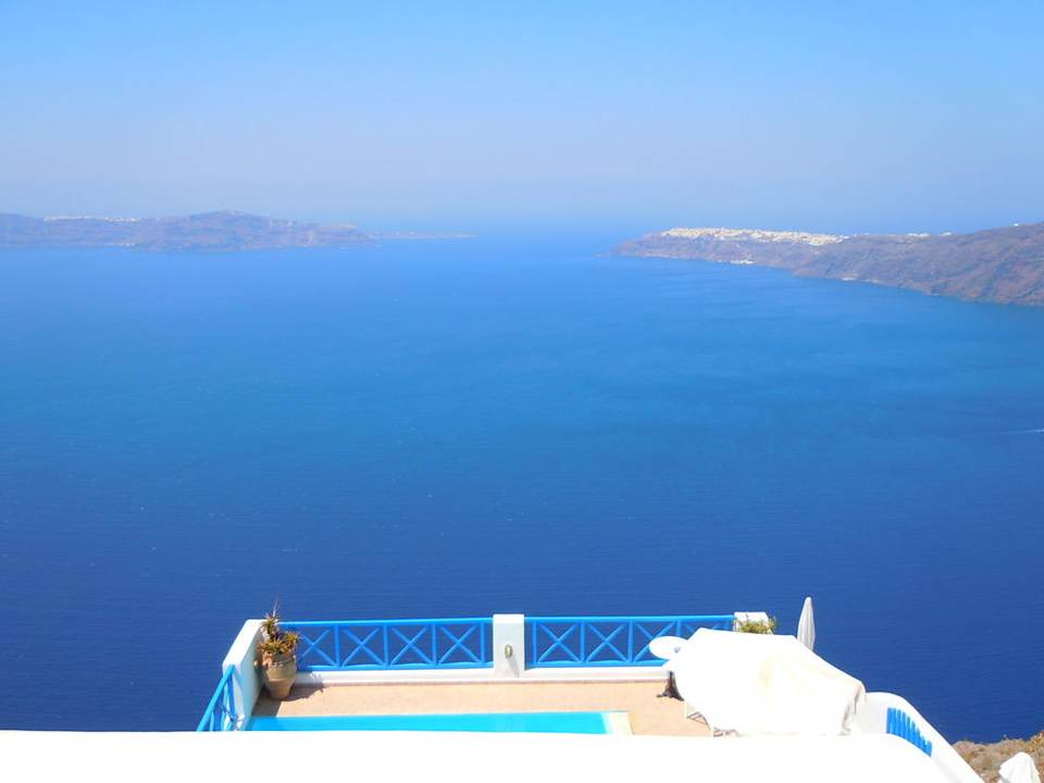 Aussicht vom Zimmer Hotel Prekas