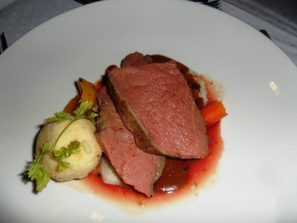 Hauptspeise abends Hotel DIE SONNE