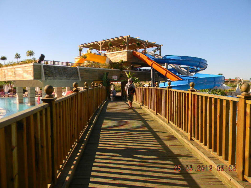 The slides of the swimmingpool Diamond Excellence Resort & Spa