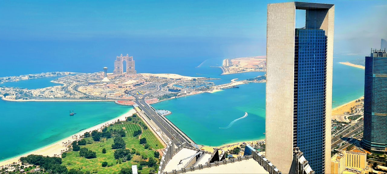 Ausblick Conrad Abu Dhabi Etihad Towers