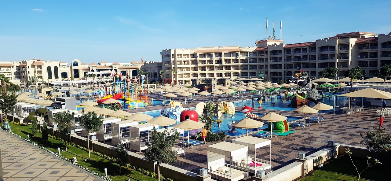 Ausblick Pickalbatros White Beach Resort - Hurghada