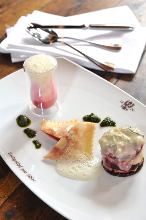 Rote-Bete-Variation Hotel & Restaurant Adler - BIO-zertifiziert