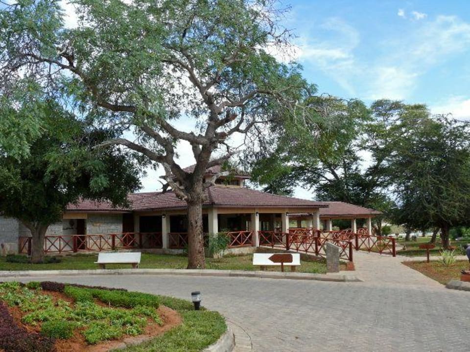 Gebäude mit Rezeption und Eingangsbereich Ashnil Aruba Lodge