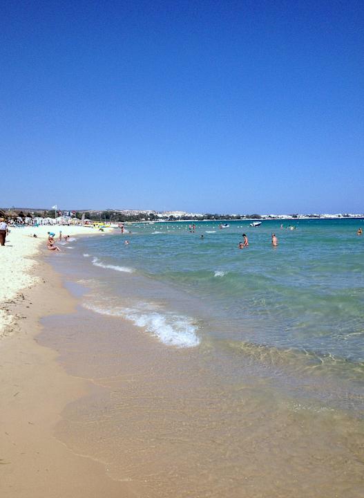 Hotelstrand Richtung Hammamet The Orangers Beach Resort and Bungalows