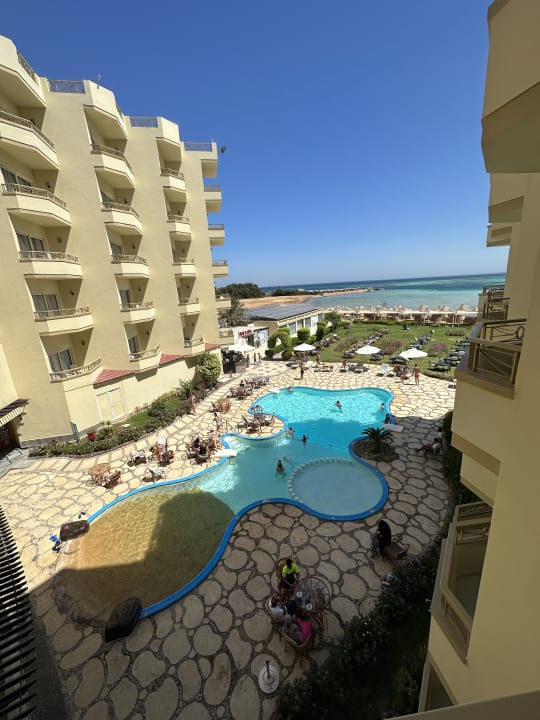 Ausblick Magic Beach Hotel Hurghada