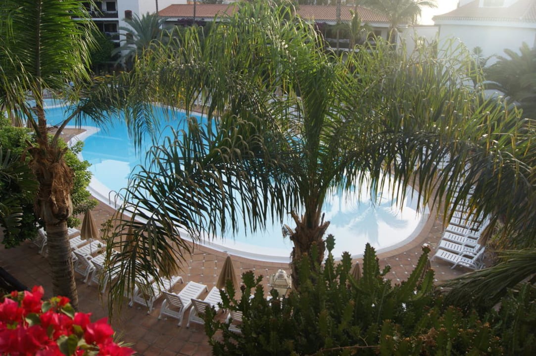 Pool von oben Hotel Parque Tropical