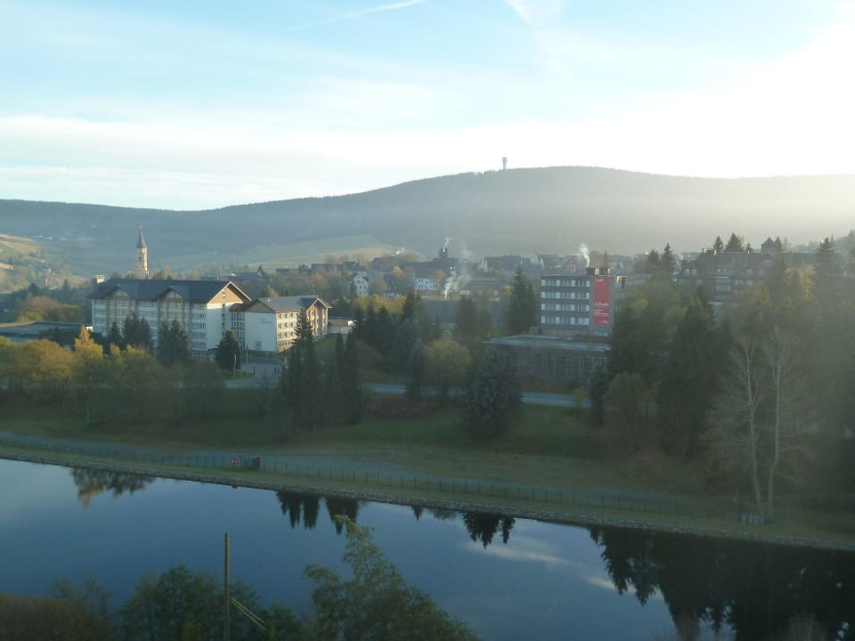 Blick auf´s Städtl und See Best Western Ahorn Hotel Oberwiesenthal - Adults only