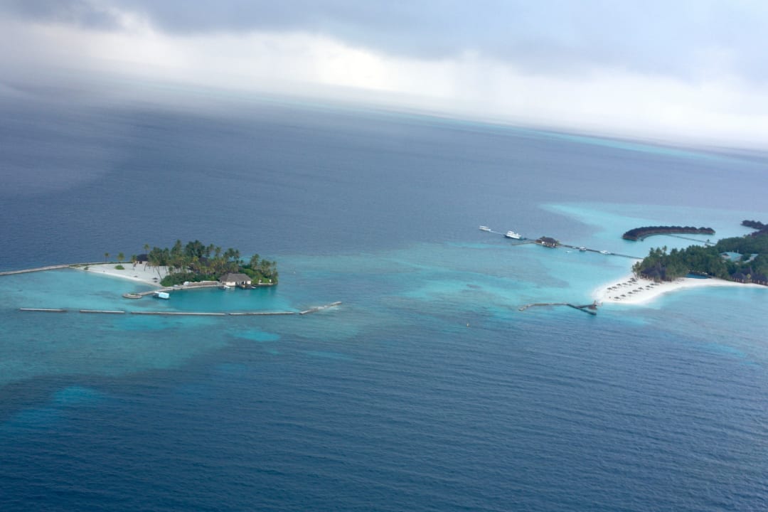 Malediven von oben Kuramathi Maldives