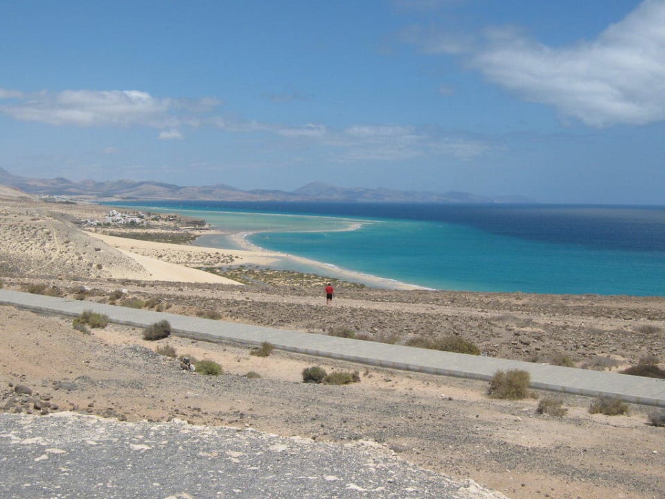 Blick auf die Lagune an der das Hotel liegt Paradisus by Meliá Fuerteventura