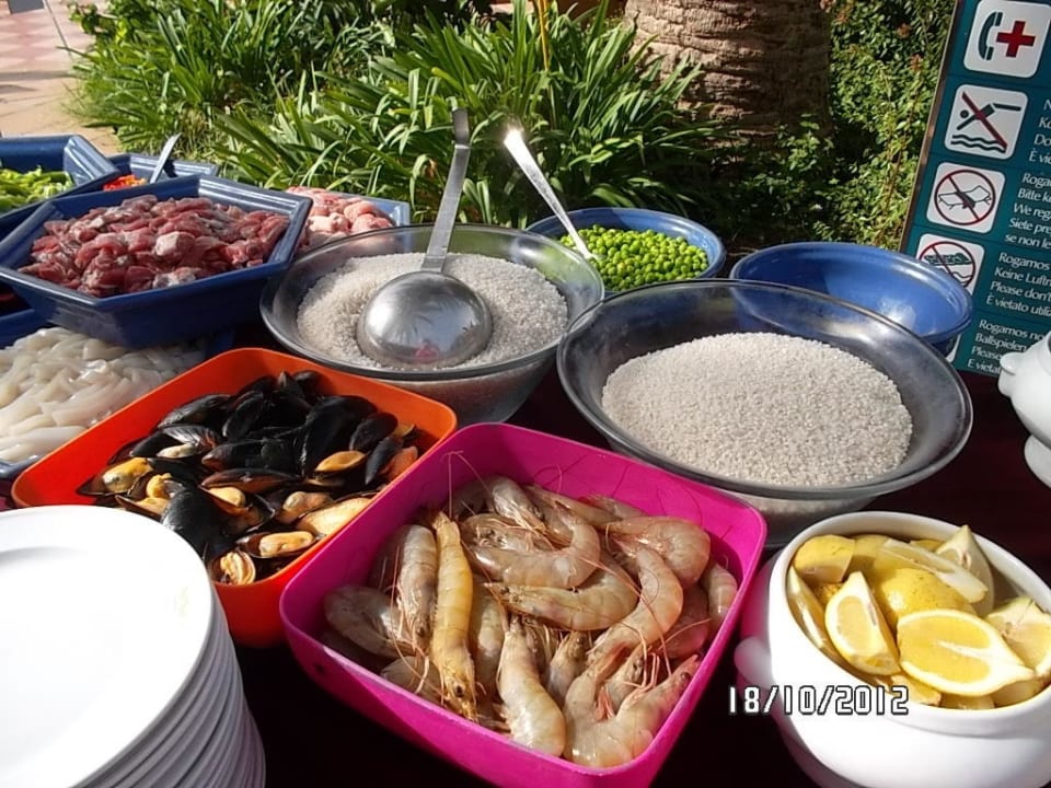 Zutaten für Paella Flipflop Cala Romantica