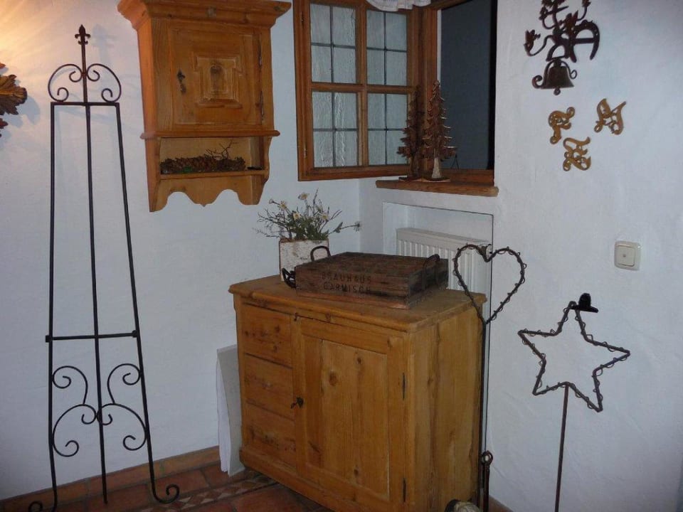 Hinterer Eingangsbereich Ferienwohnungen Fiakerhof