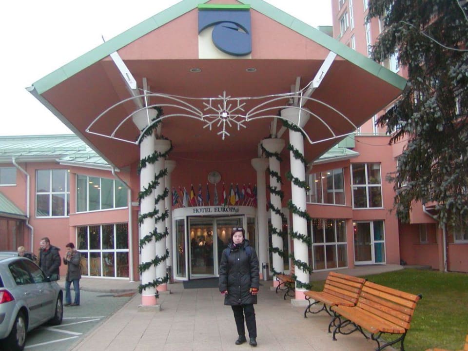 Hoteleingang Europa Fit Hotel Europa Fit Superior Hévíz