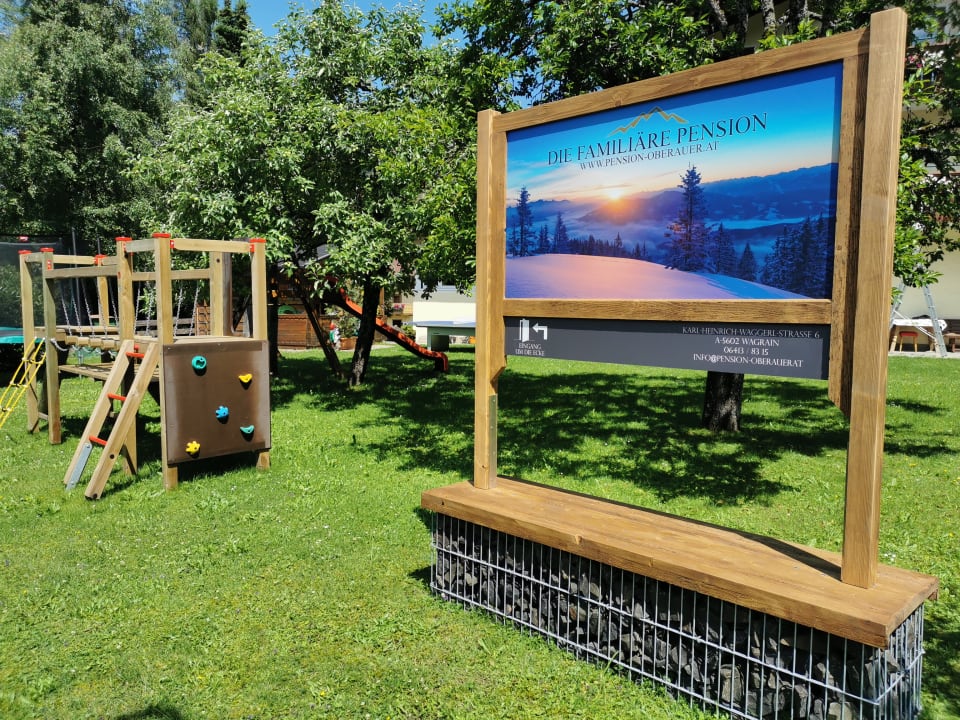 Gartenanlage Oberauer Wagrain - Die Eco Familien Hotelpension (B&B)