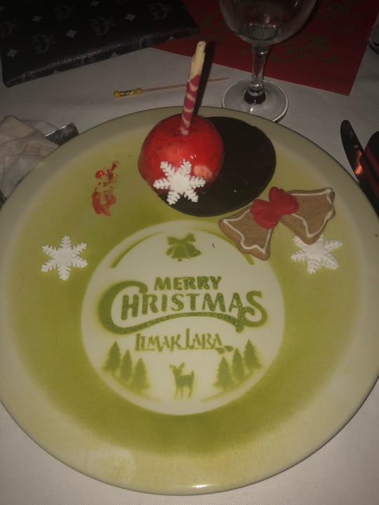 Nachspeise Weihnachts-Essen Limak Lara Deluxe Hotel & Resort
