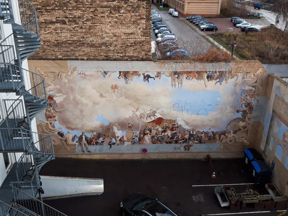 Ausblick ibis Styles Halle