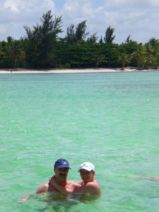 Bad in der natürlichen Badewanne Hotel Riu Palace Bavaro
