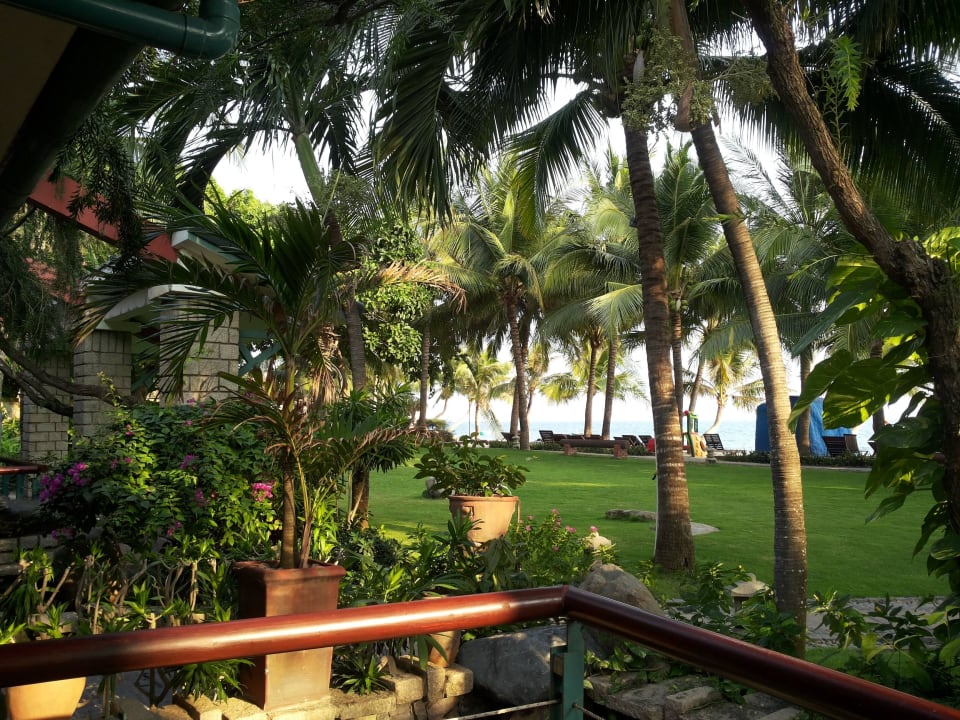 Blick von unserer Terrasse Hoang Ngoc Beach Resort