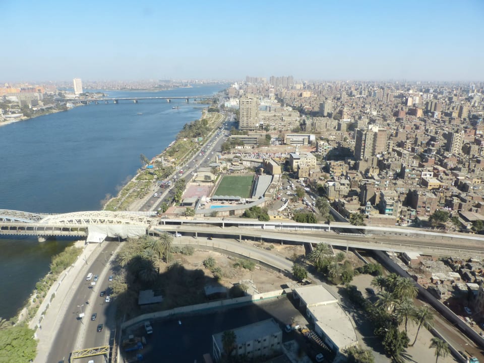 Blick nach Norden Fairmont Nile City Hotel