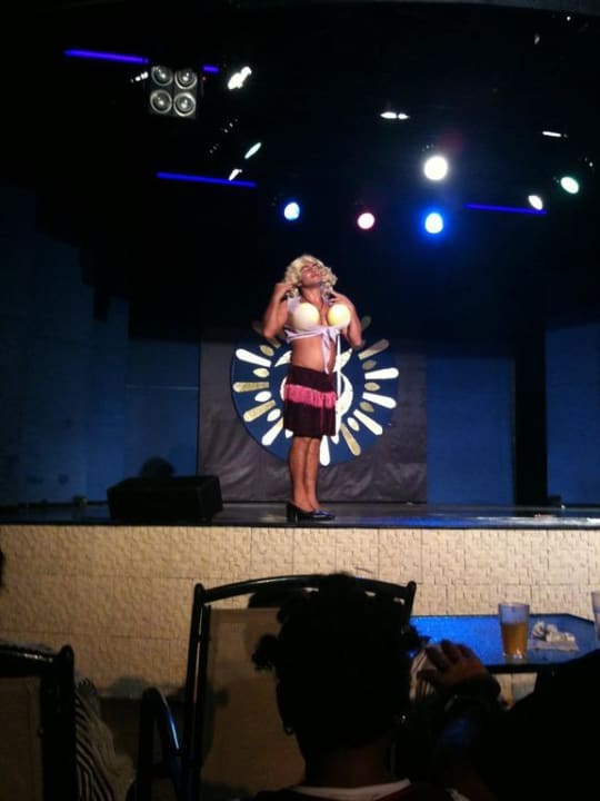 Bühnenshow der Animation Hotel Turan Prince