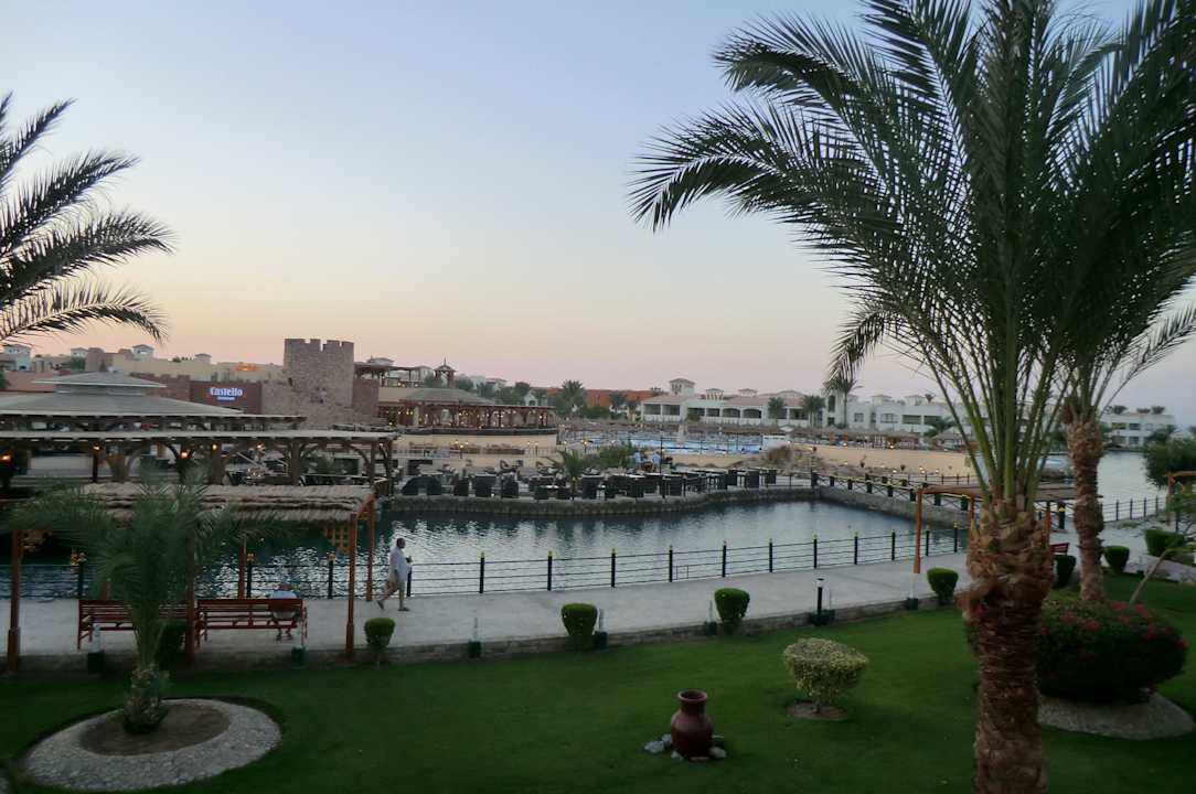 Blick vom Balkon Pickalbatros Dana Beach Resort - Hurghada