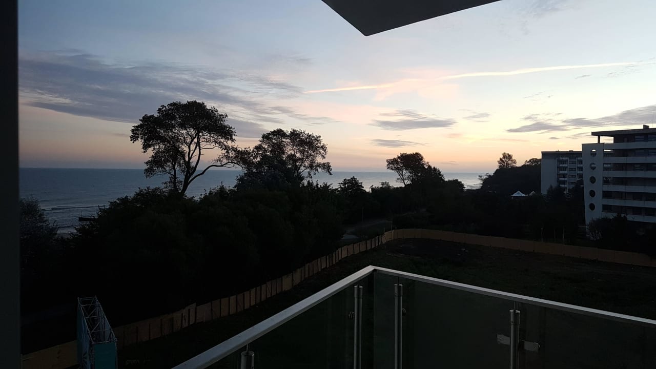 Sonnenaufgang vom Zimmer 59 Marine Hotel by Zdrojowa