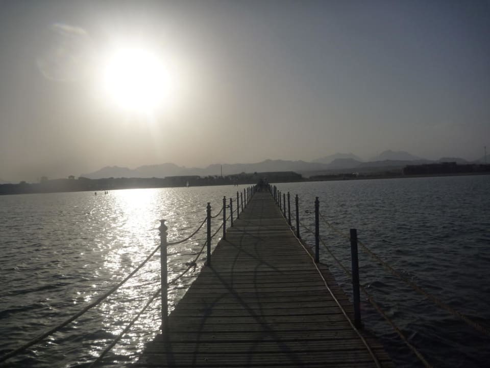Steg zum Riff Pickalbatros Royal Moderna Resort-Sharm El Sheikh
