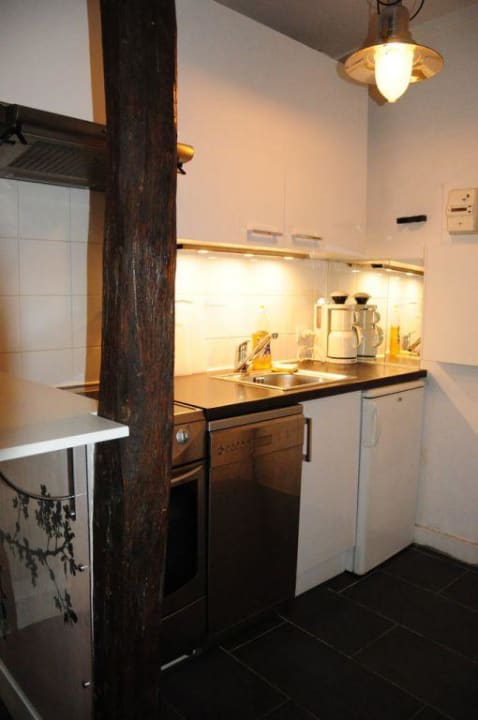 Kitchen Apartment Canal Saint Martin
