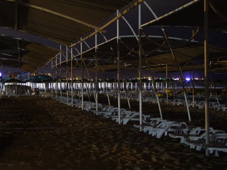 Strand bei Nacht Sunis Kumköy Beach Resort Hotel & Spa