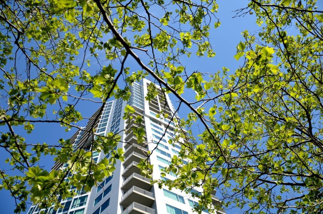 Das Hotel von der Promenade aus W Hotel Hoboken