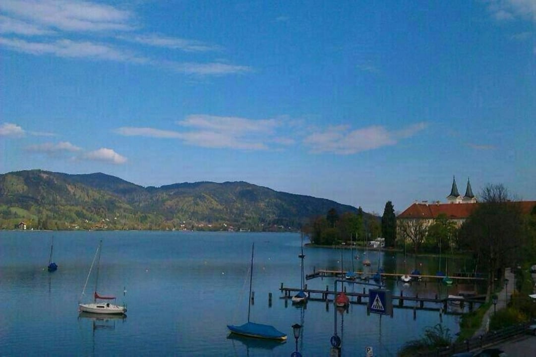 Unser Blick aus dem Zimmer Hotel Fischerstüberl am See