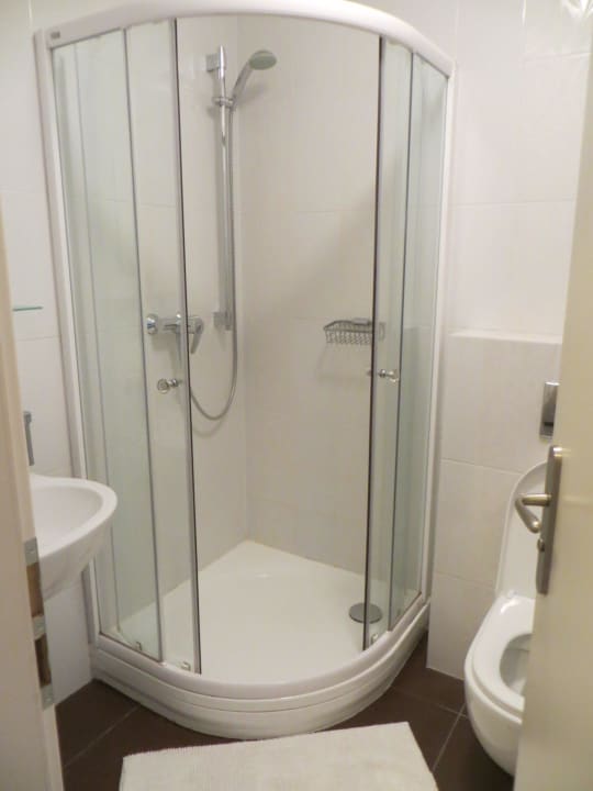 Badezimmer im Zimmer Nr. 5 Pension Central Park
