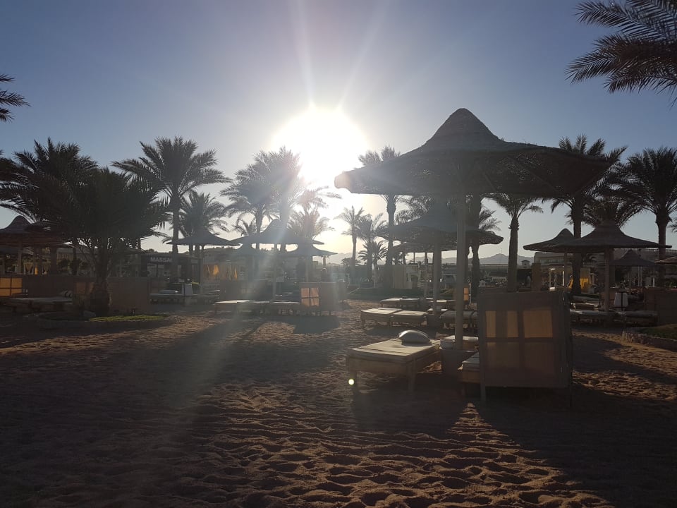 Sonnenuntergang am Strand Pickalbatros Royal Moderna Resort-Sharm El Sheikh