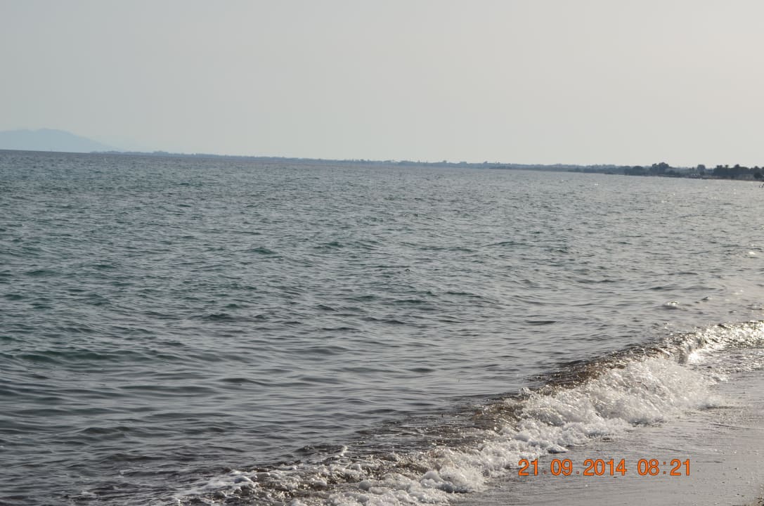 Szeroka piaszczysta plaża Ilios K Village Resort