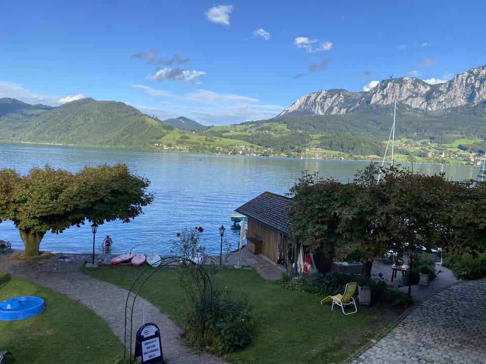 Ausblick Hotel Stadler am Attersee