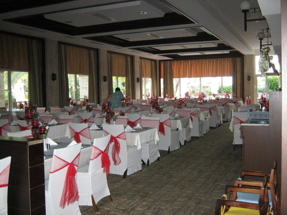 Speisesaal vor dem Galadiner Hotel Oleander