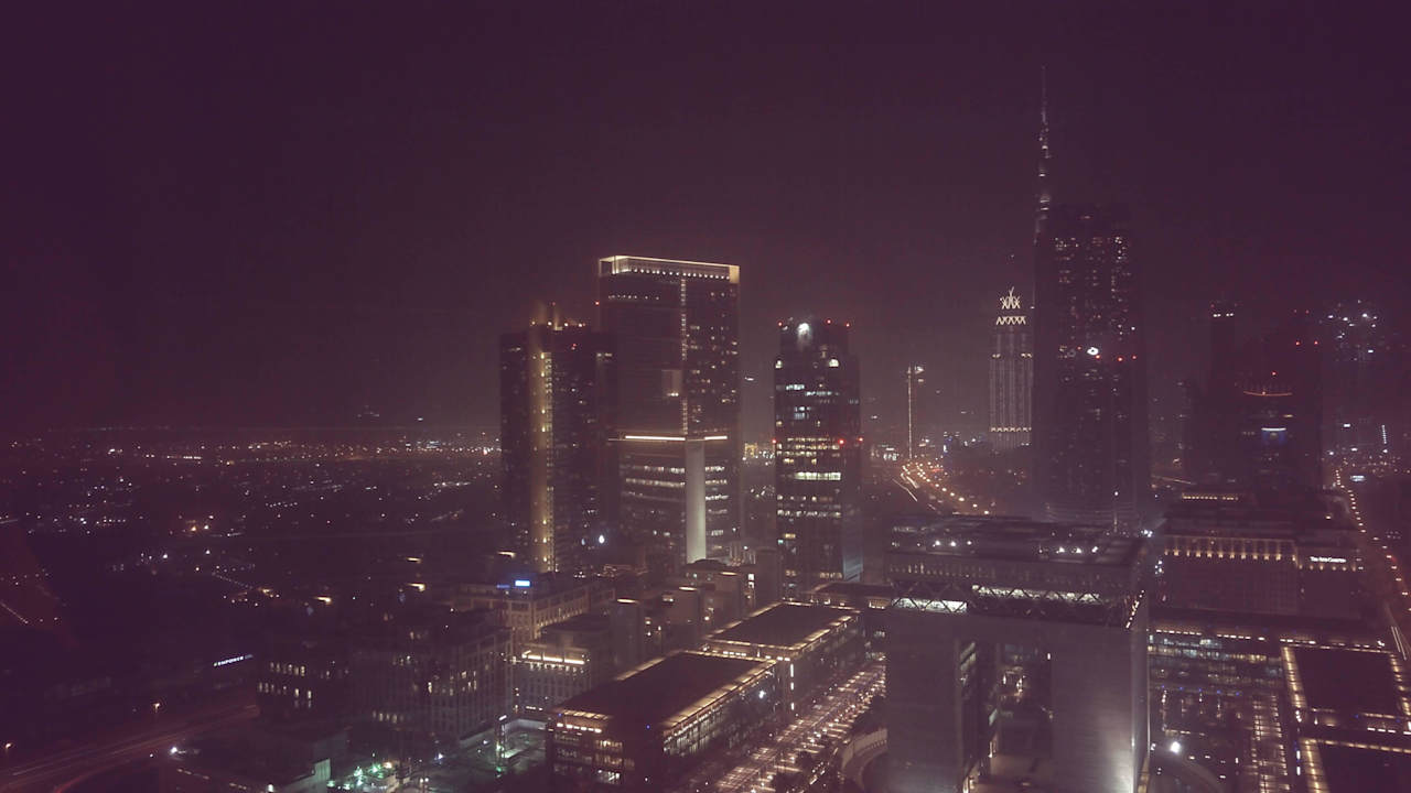 Ausblick aus Zimmer 2708 (27. Etage) Hotel Jumeirah Emirates Towers