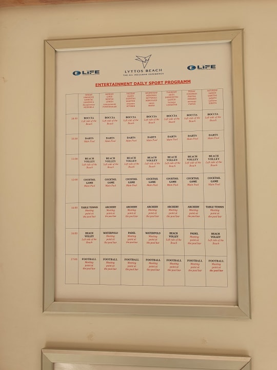 Sport & Freizeit Lyttos Beach Hotel
