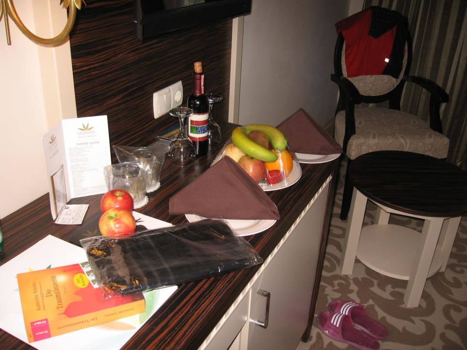 Willkommensgruß vom Hotel Aydinbey Kings Palace & Spa