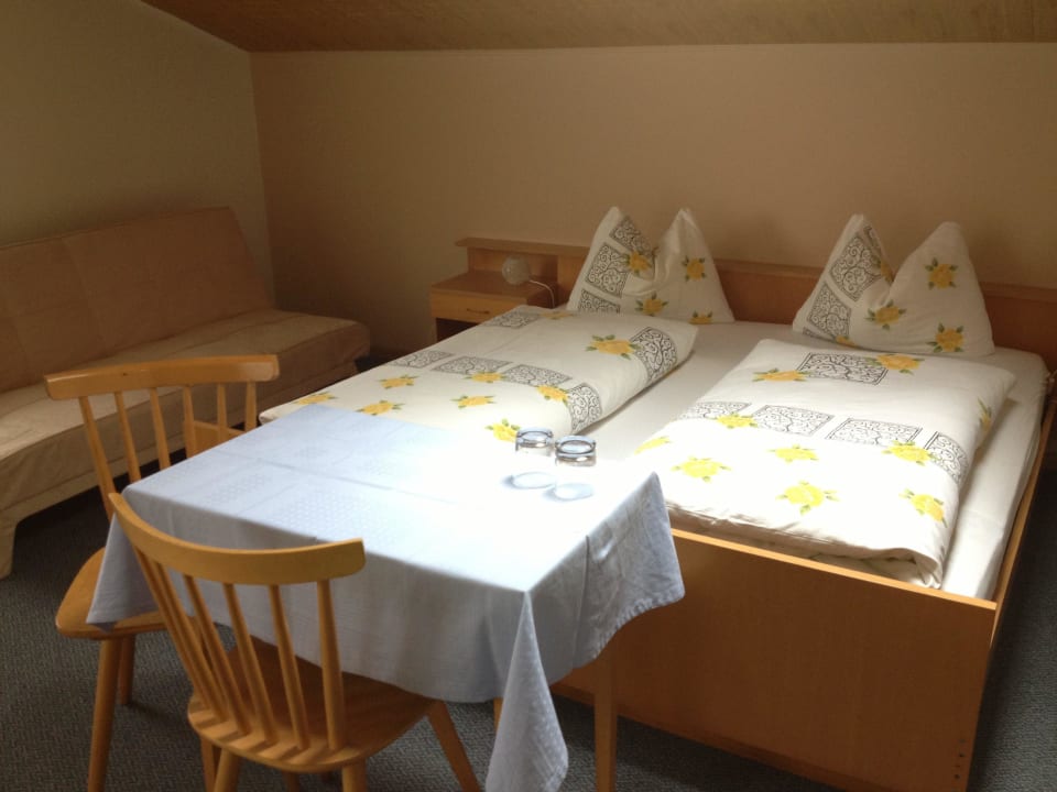 Wohnbeispiel der verschiedenen Zimmer Pension Carola