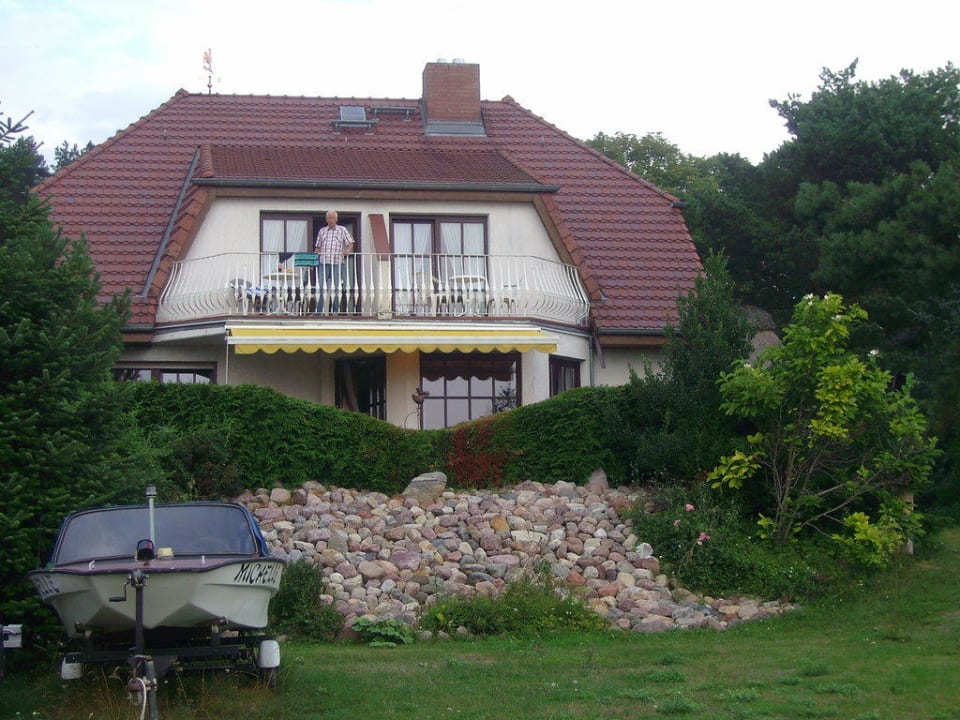 Balkon mit Blick zum Selliner See Pension Ari