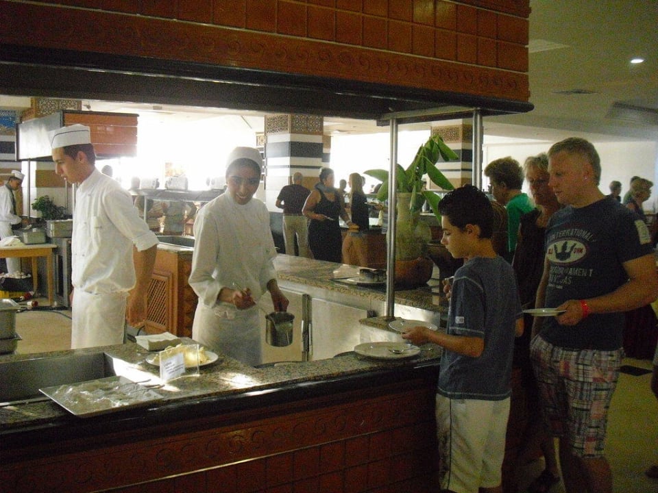 Dort gab es jeden morgen frische Pfannkuchen El Mouradi Club Kantaoui