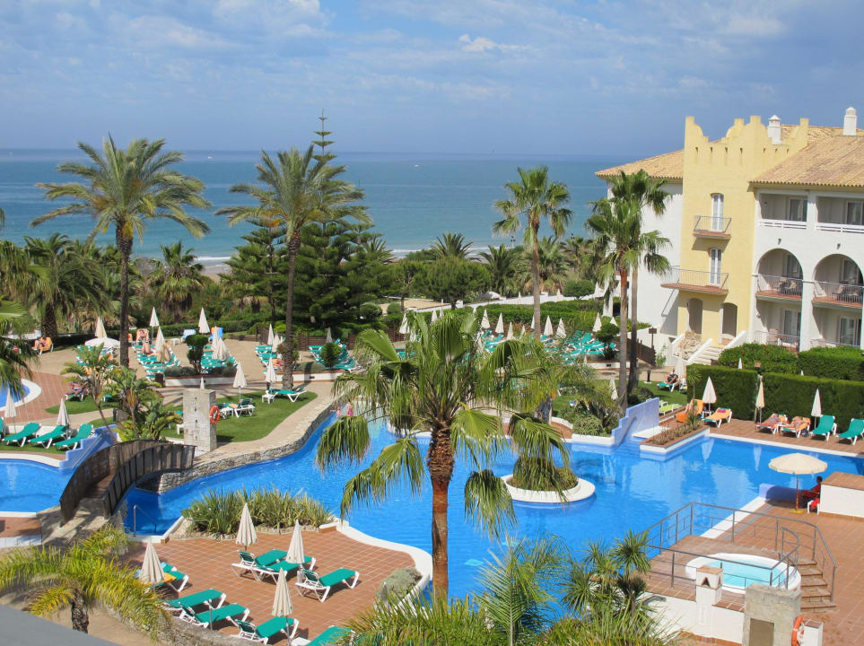 Ausblick von unserem Balkon aus Fuerte Conil-Resort