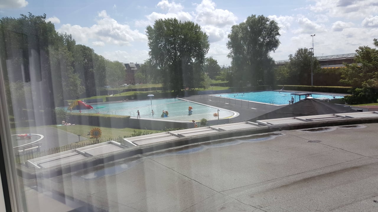 Ausblick aus unserm Zimmer WestCord Art Hotel Amsterdam 4-Star